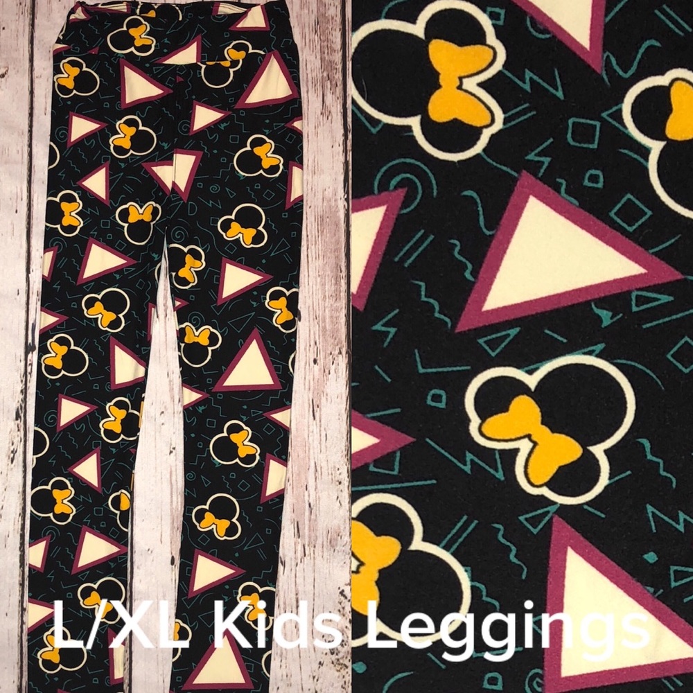LuLaRoe Disney leggings L/XL NWT Minnie Mouse